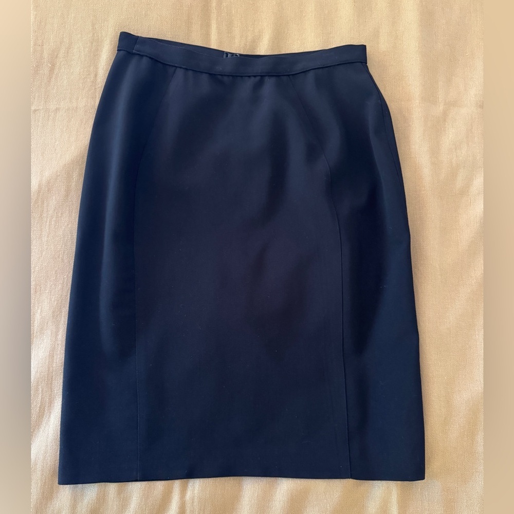 Thierry Mugler Black Pencil Skirt